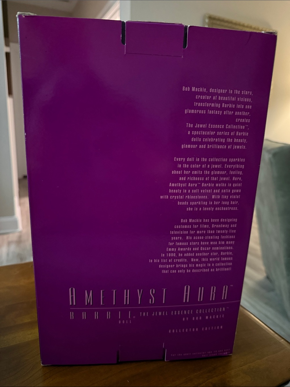 Amethyst Aura Barbie Bob Mackie Jewel Essence NRFB Collector Doll - Picture 2 of 7
